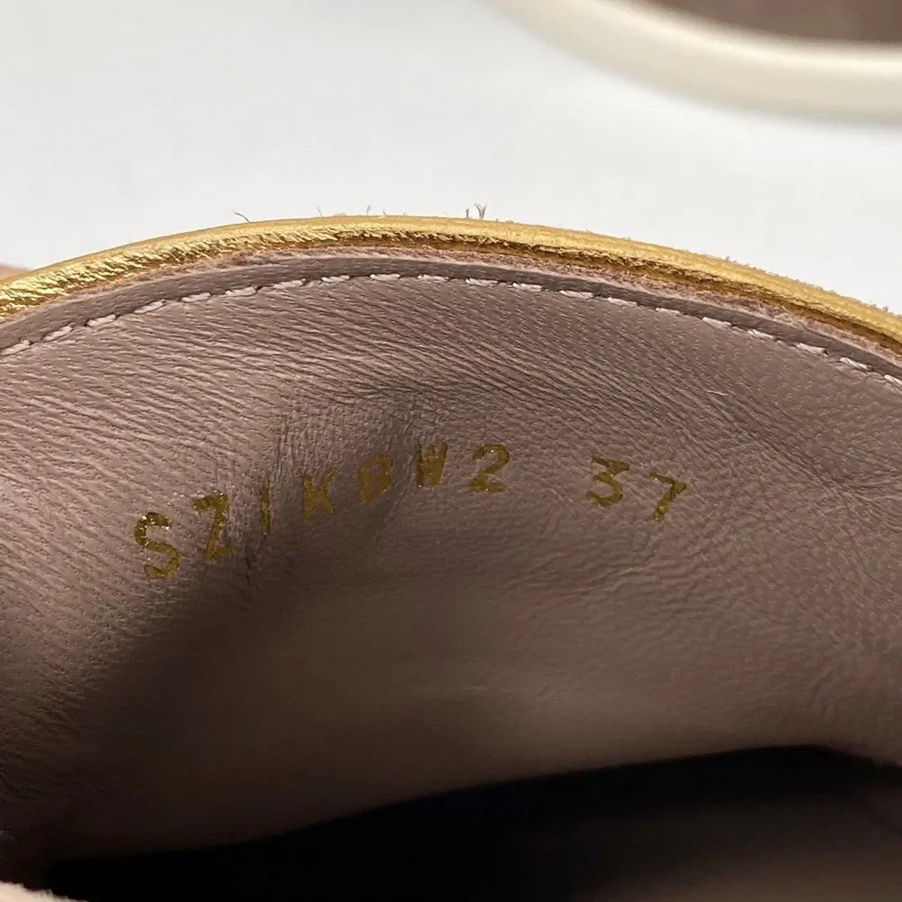 Valentino Garavani Leisure Flows Split Suede Leather Loafers size 37